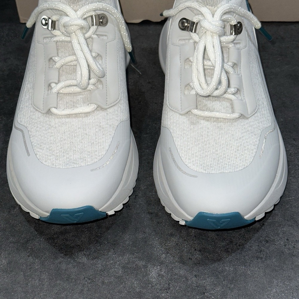 Vessi Cloudburst High Top Womens Size 9 Waterproof Sneakers Hiking Frost White - Picture 3 of 11